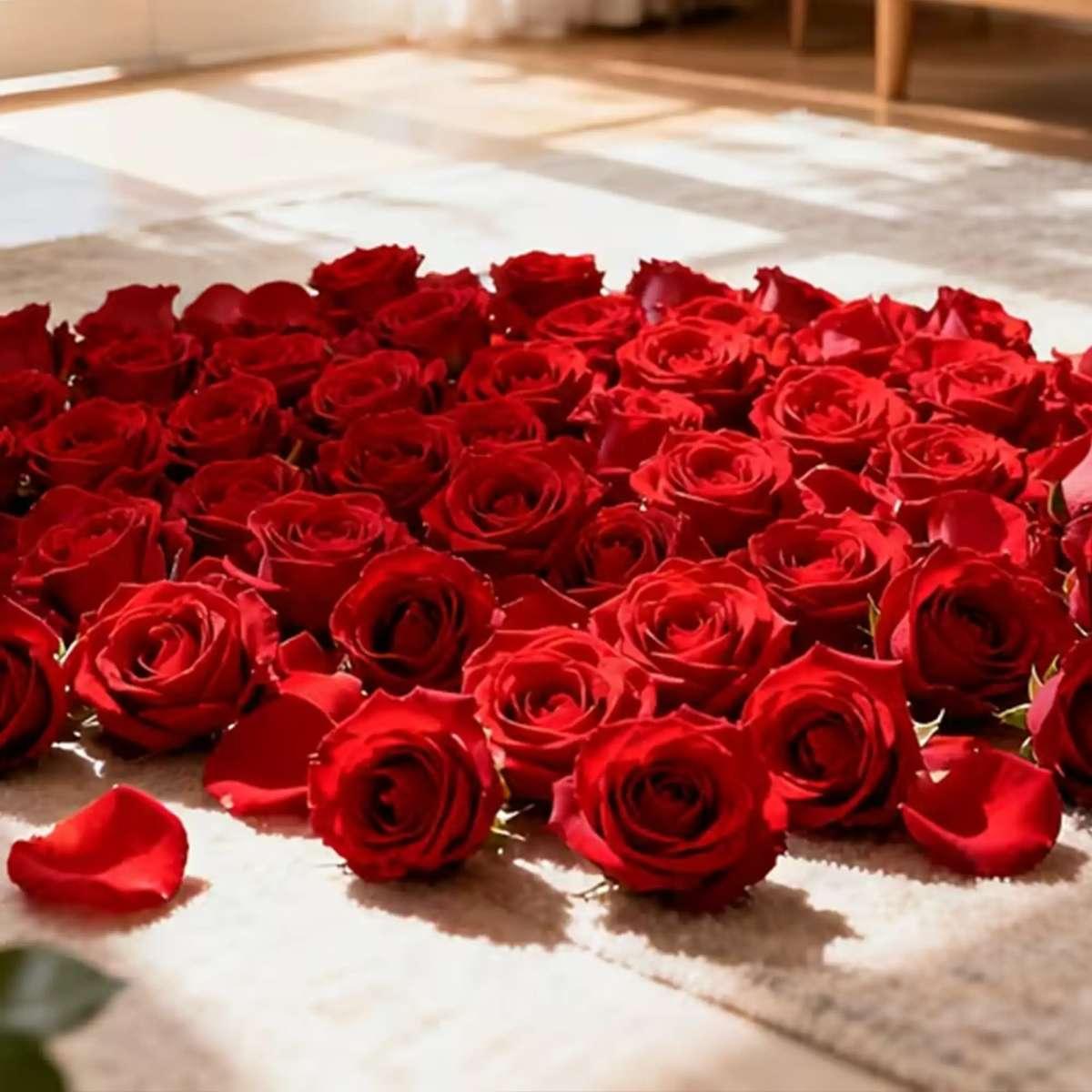 Rosa rossa Set 6 pz
