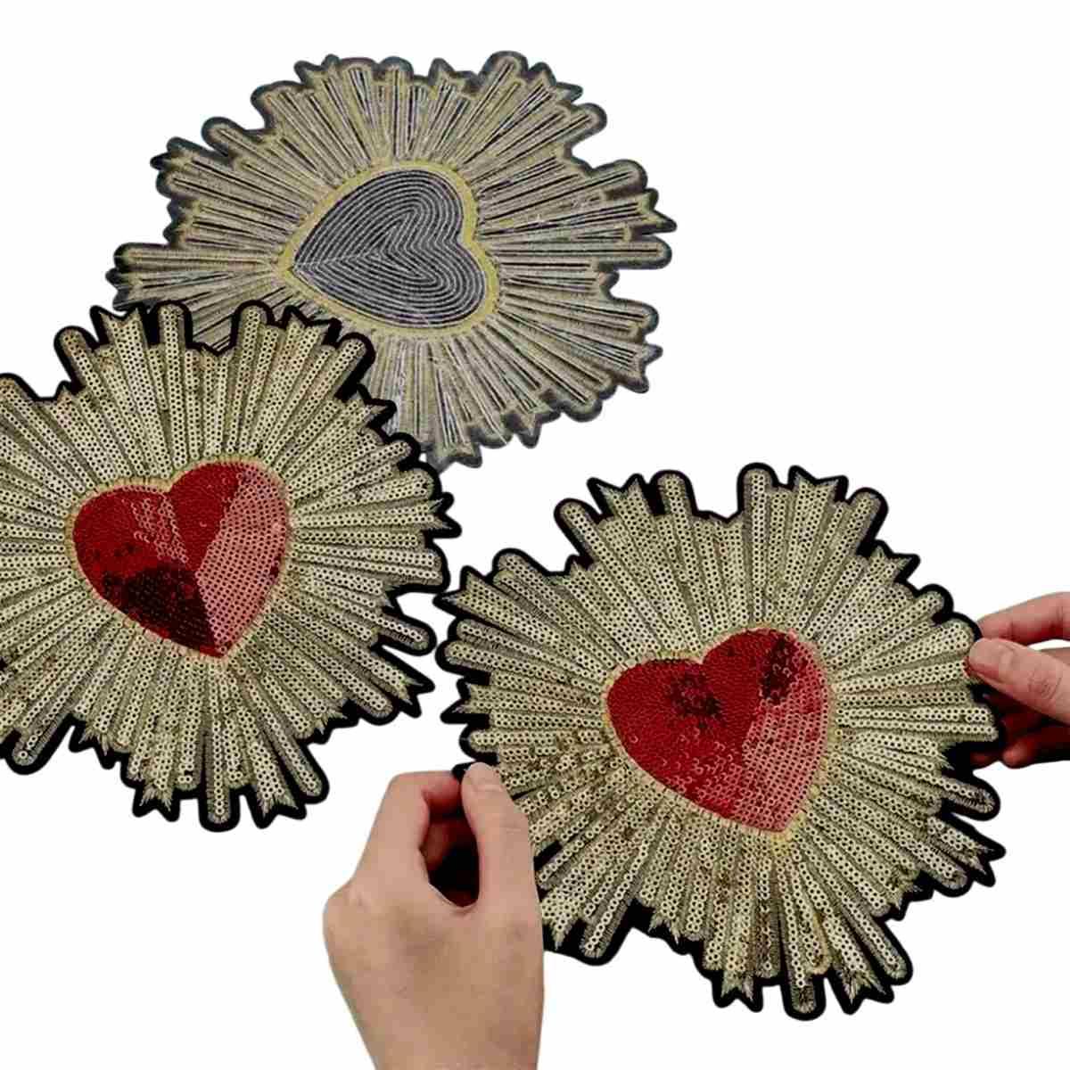 Cuore sacro paillets
