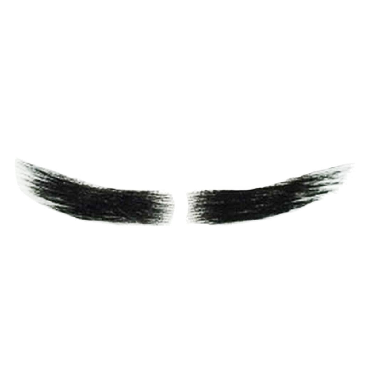 Trucco sopracciglia nere adesivo