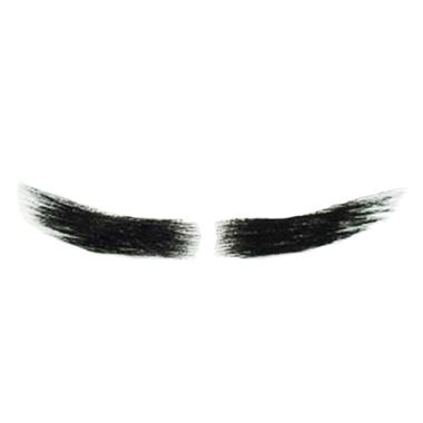 Trucco sopracciglia nere adesivo