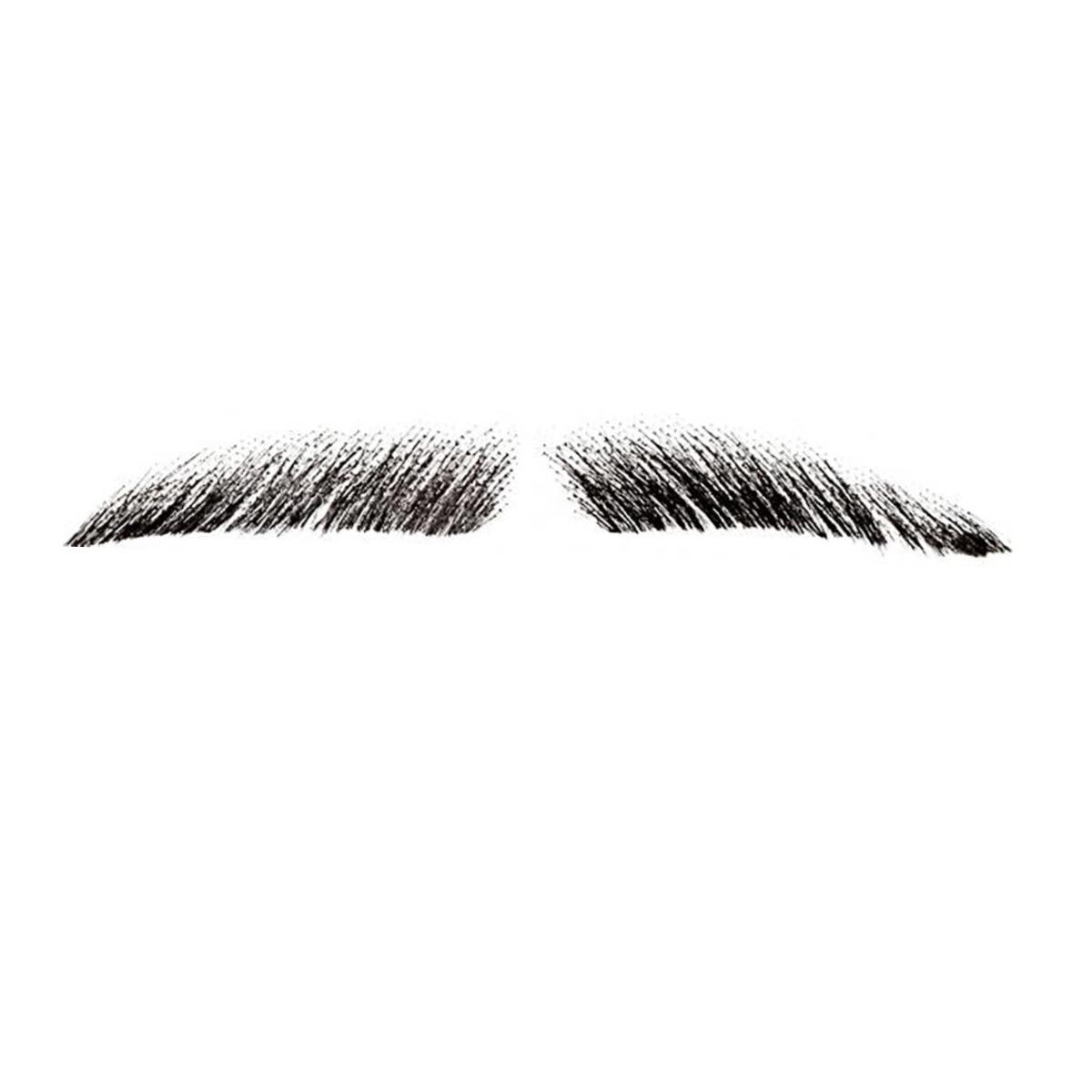 Trucco sopracciglia nere adesivo