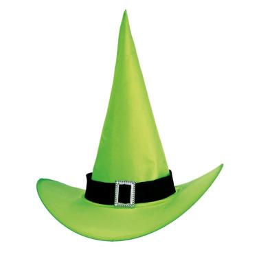 Cappello strega verde fluo