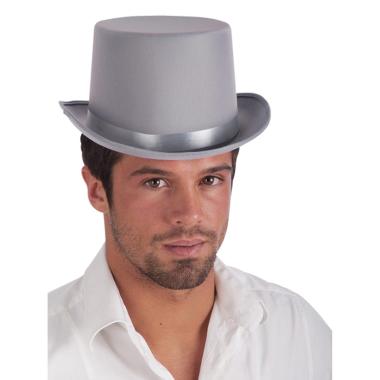 Cappello cilindro lusso grigio