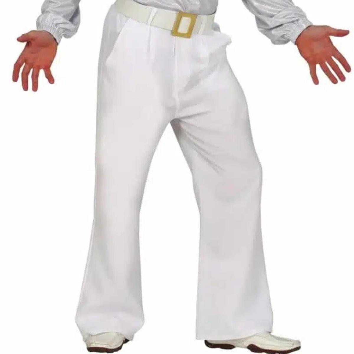 Pantaloni anni 70 80 bianco