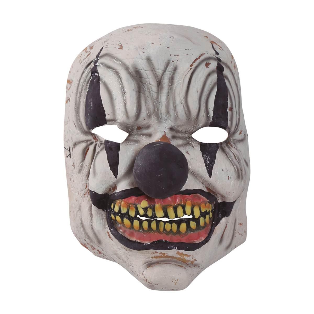 Maschera viso lattice horror clown trucco nero