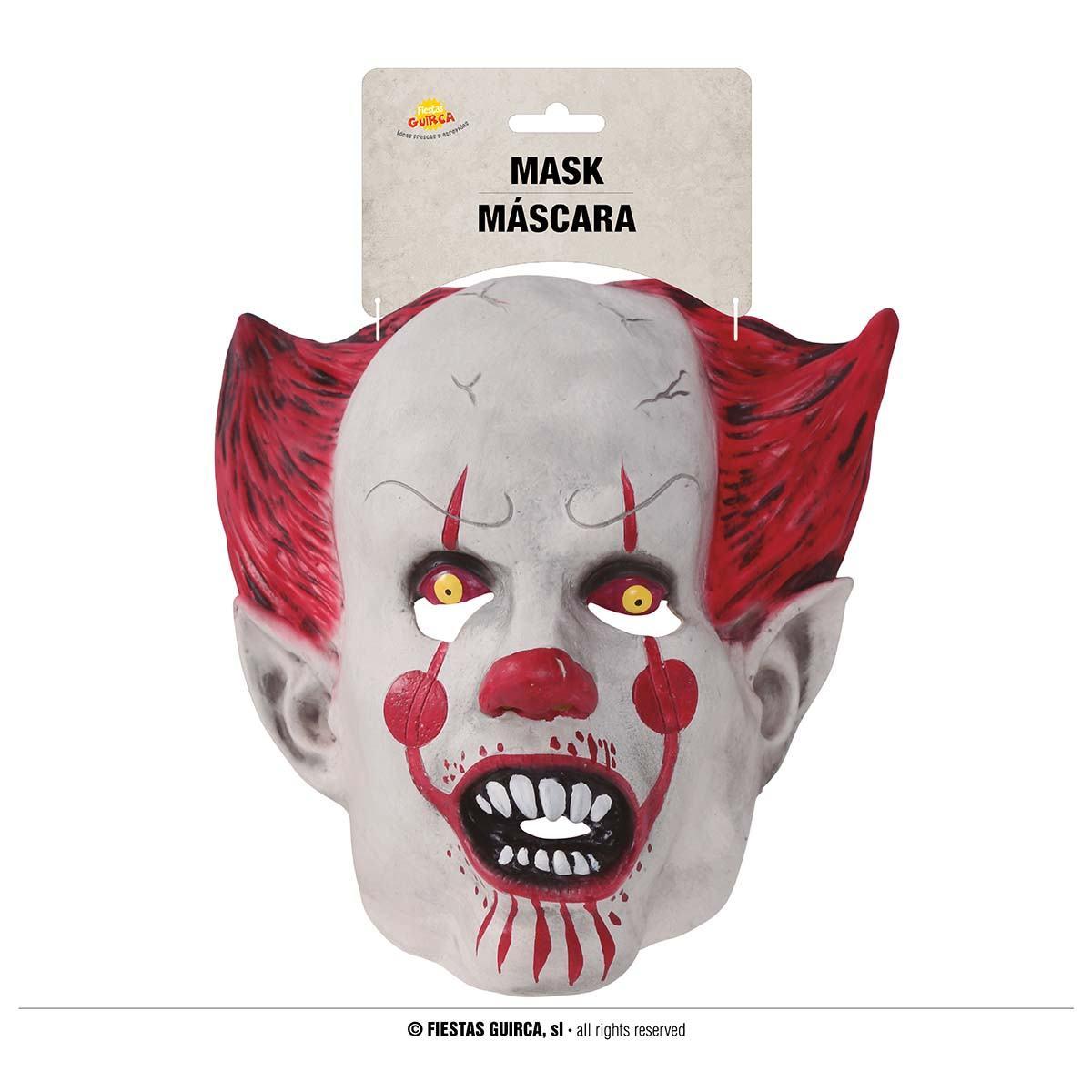 Maschera viso lattice horror clown