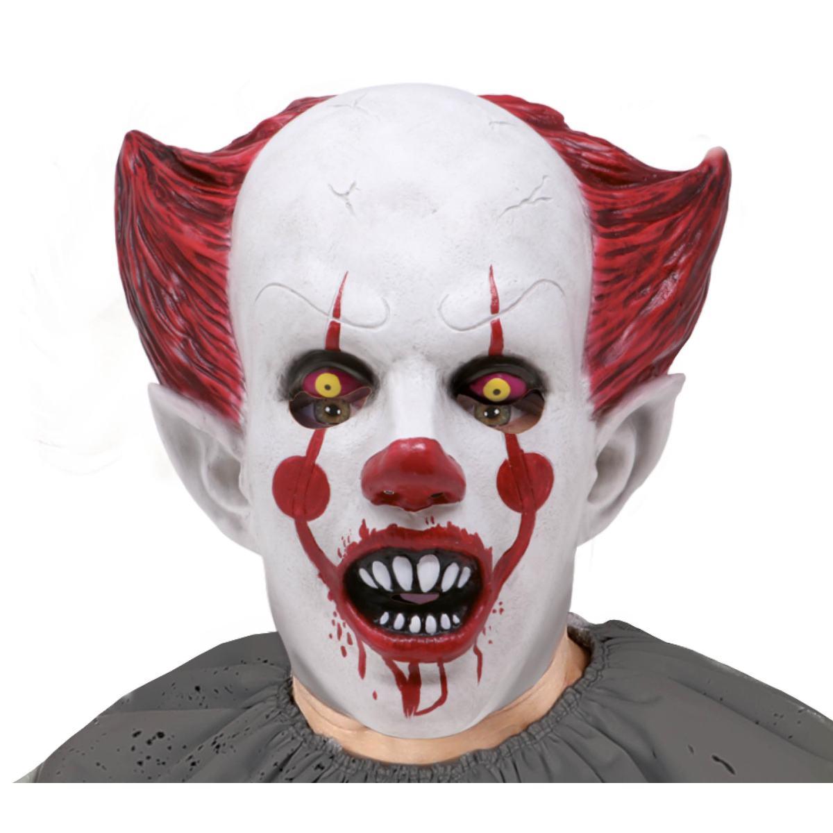 Maschera viso lattice horror clown