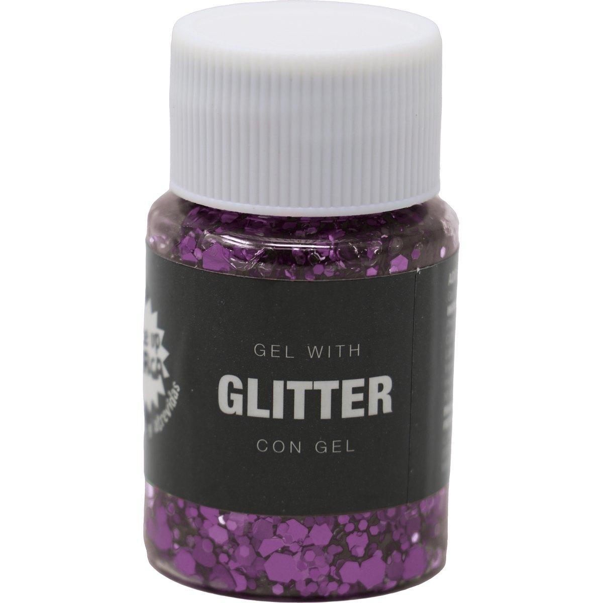 Trucco gel glitter viola 20 gr