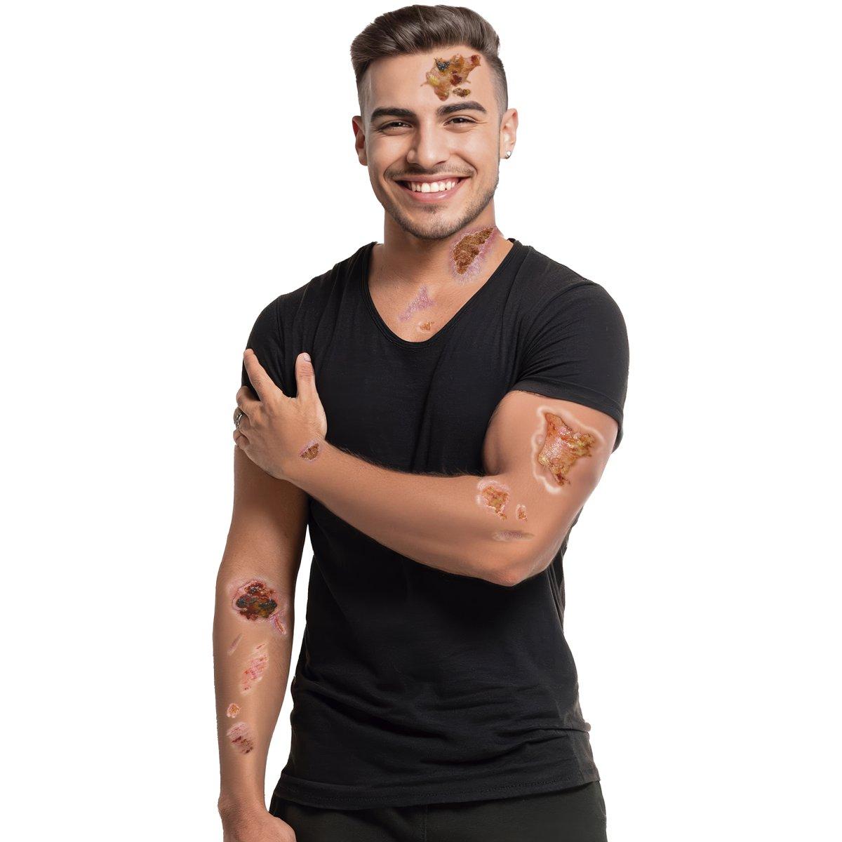 Tatuaggi corpo rimovibili ferite infette
