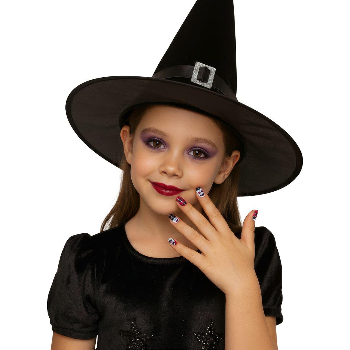 Unghie adesive vampiri bambina