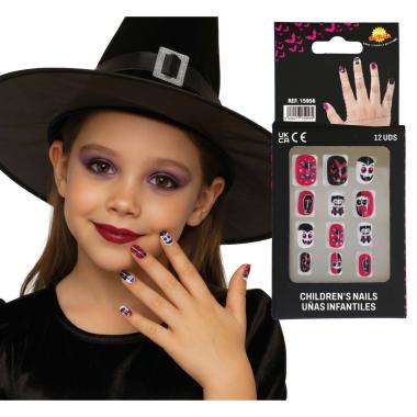 Unghie adesive vampiri bambina