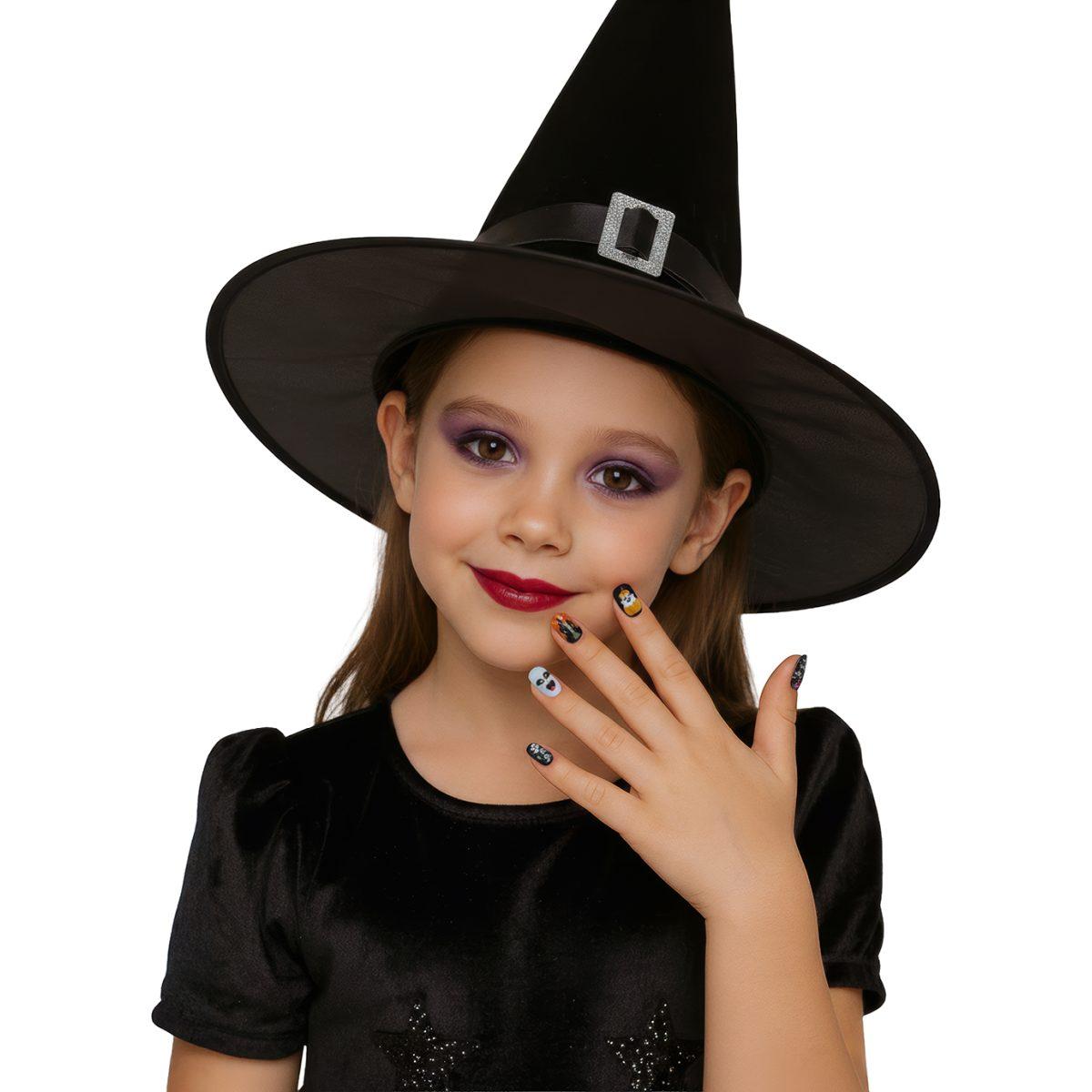 Unghie adesive fantasmi bambina
