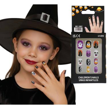 Unghie adesive fantasmi bambina