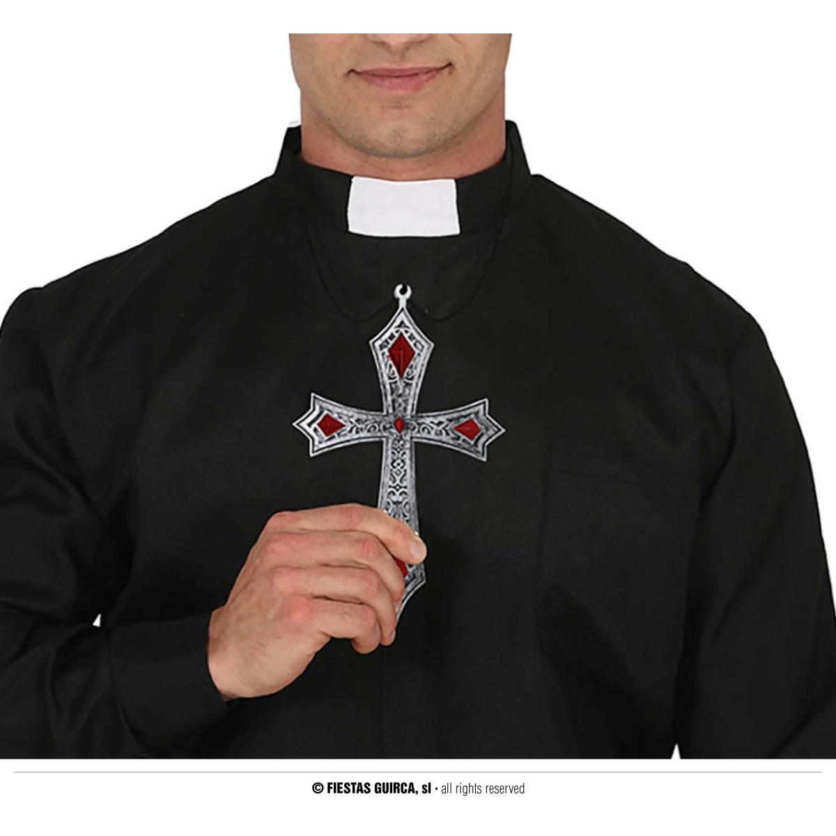 Collana croce gotica 21 cm