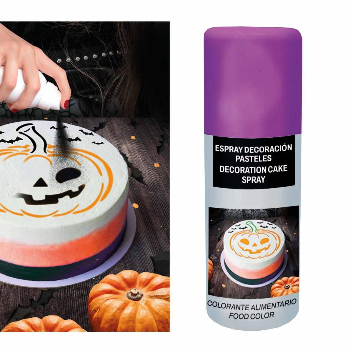 Spray decorazione torte viola 100 ml 100 ml