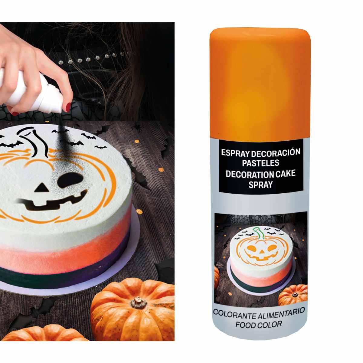 Spray decorazione torte arancione 100 ml 100 ml