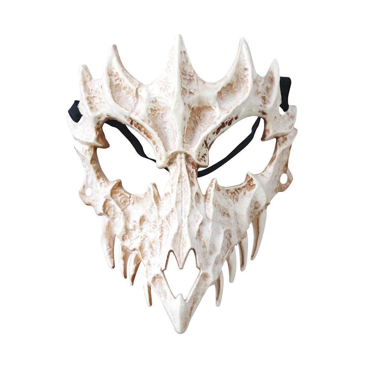 Maschera viso pvc horror teschio zanne