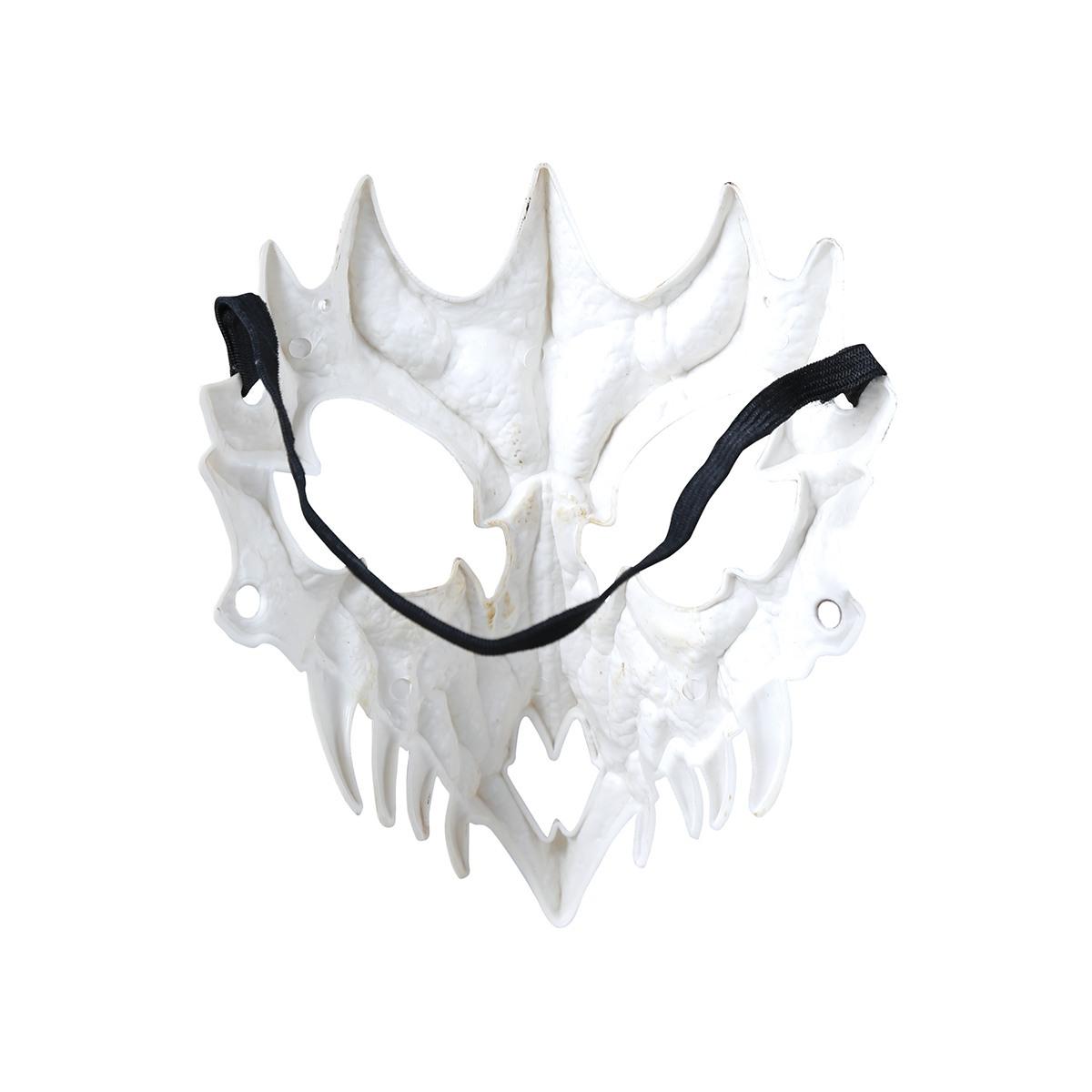 Maschera viso pvc horror teschio zanne