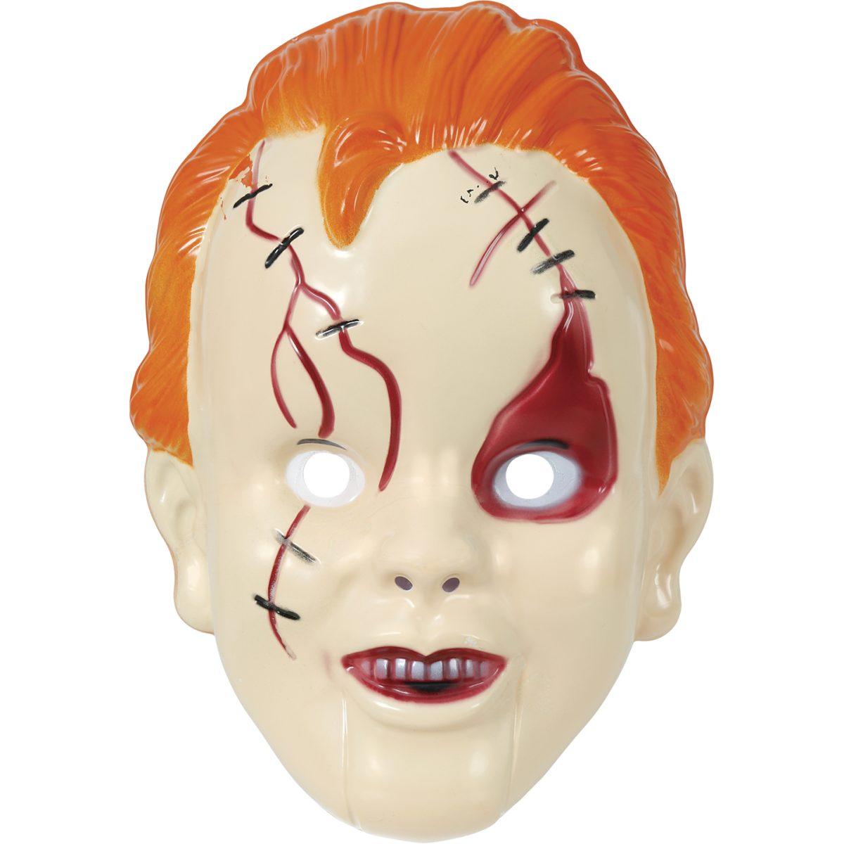 Maschera viso pvc horror bambino diabolico