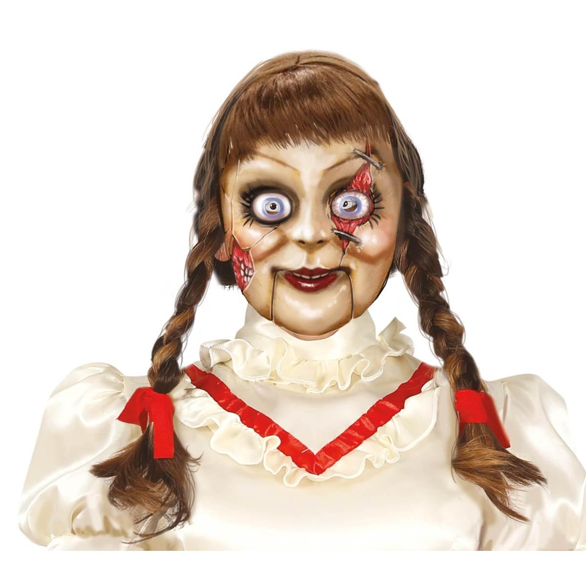 Maschera viso lattice horror bambola assassina