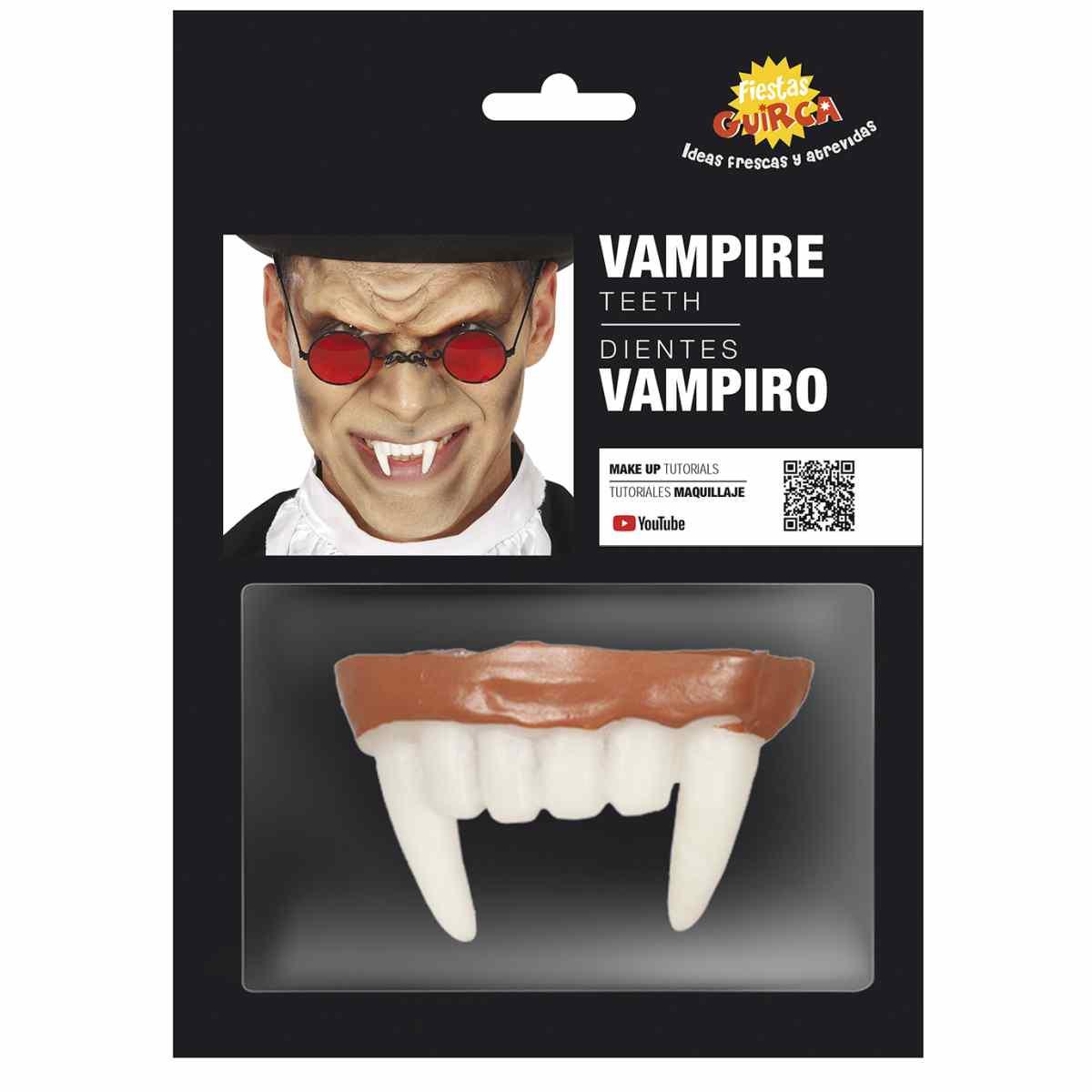 Denti vampiro bianchi pvc