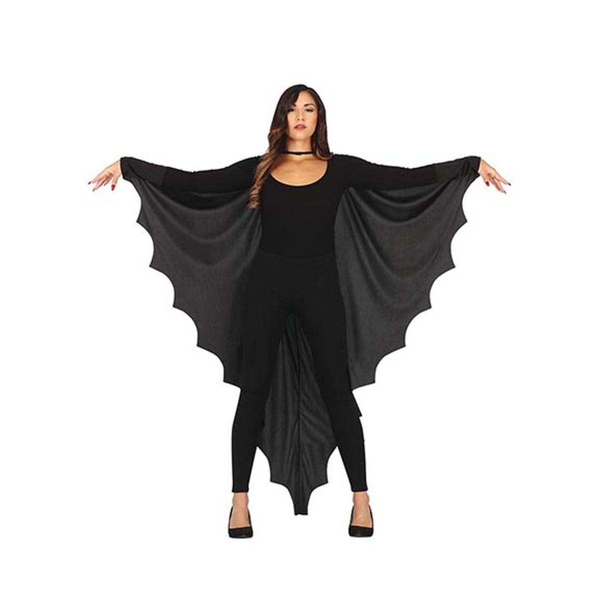 Mantello pipistrello nero