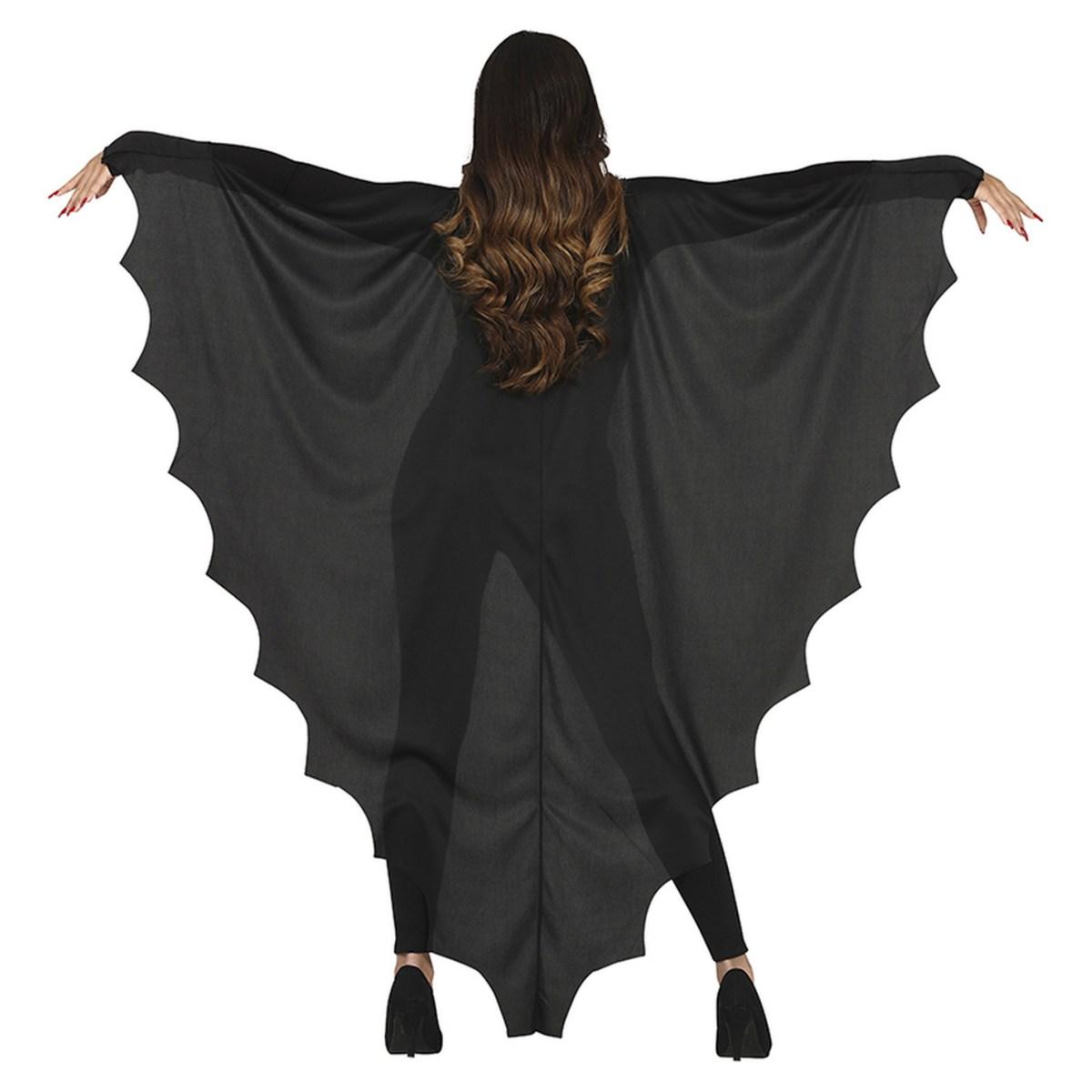 Mantello pipistrello nero