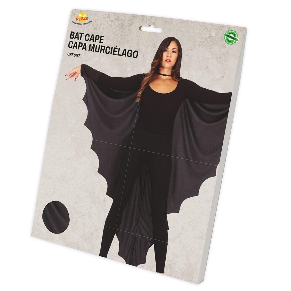 Mantello pipistrello nero