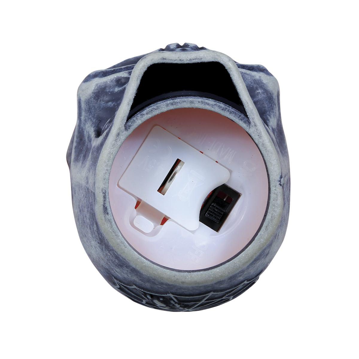 Candela halloween teschio luce led