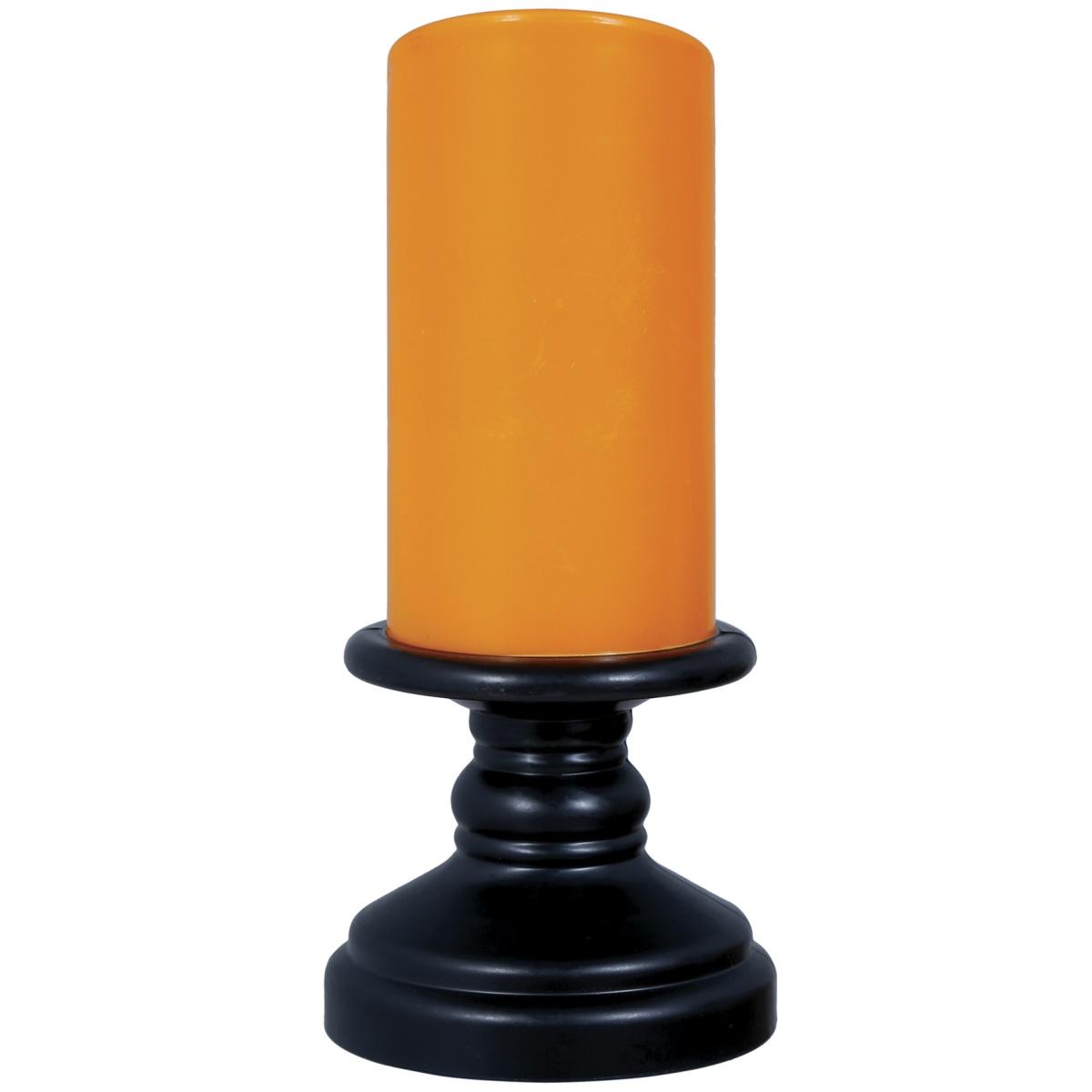 Candela halloween arancione luce led