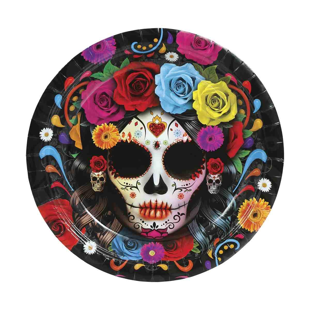 Piatti halloween catrina Set 6 pz