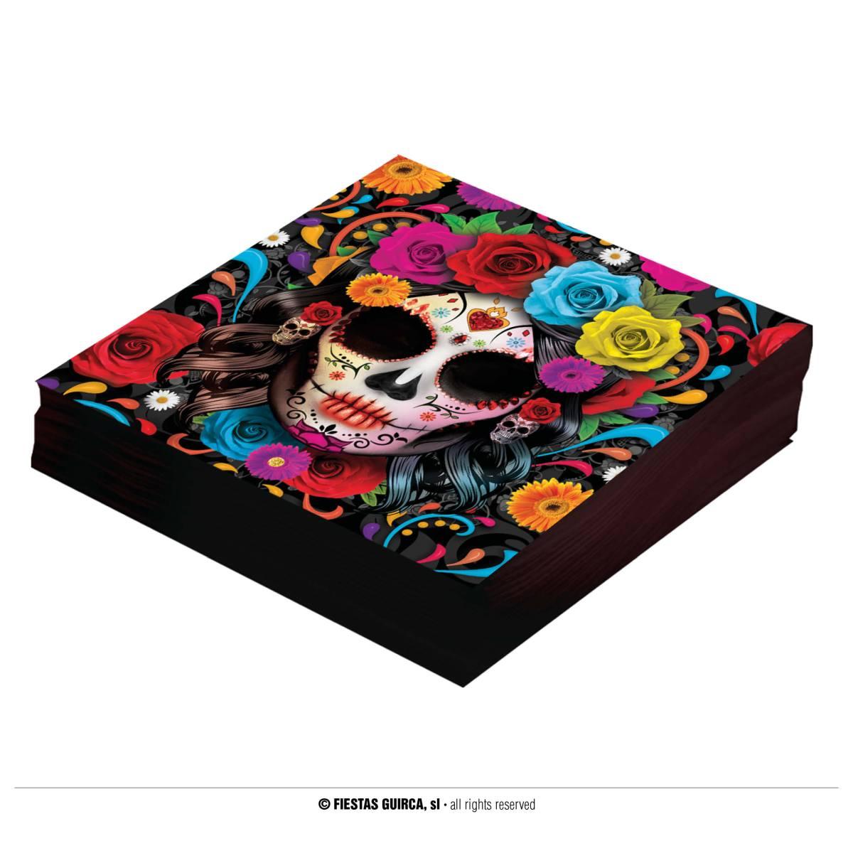 Tovagliolo halloween catrina Set 20 pz