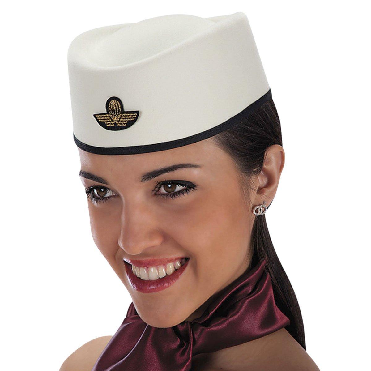 Cappello hostess bianco