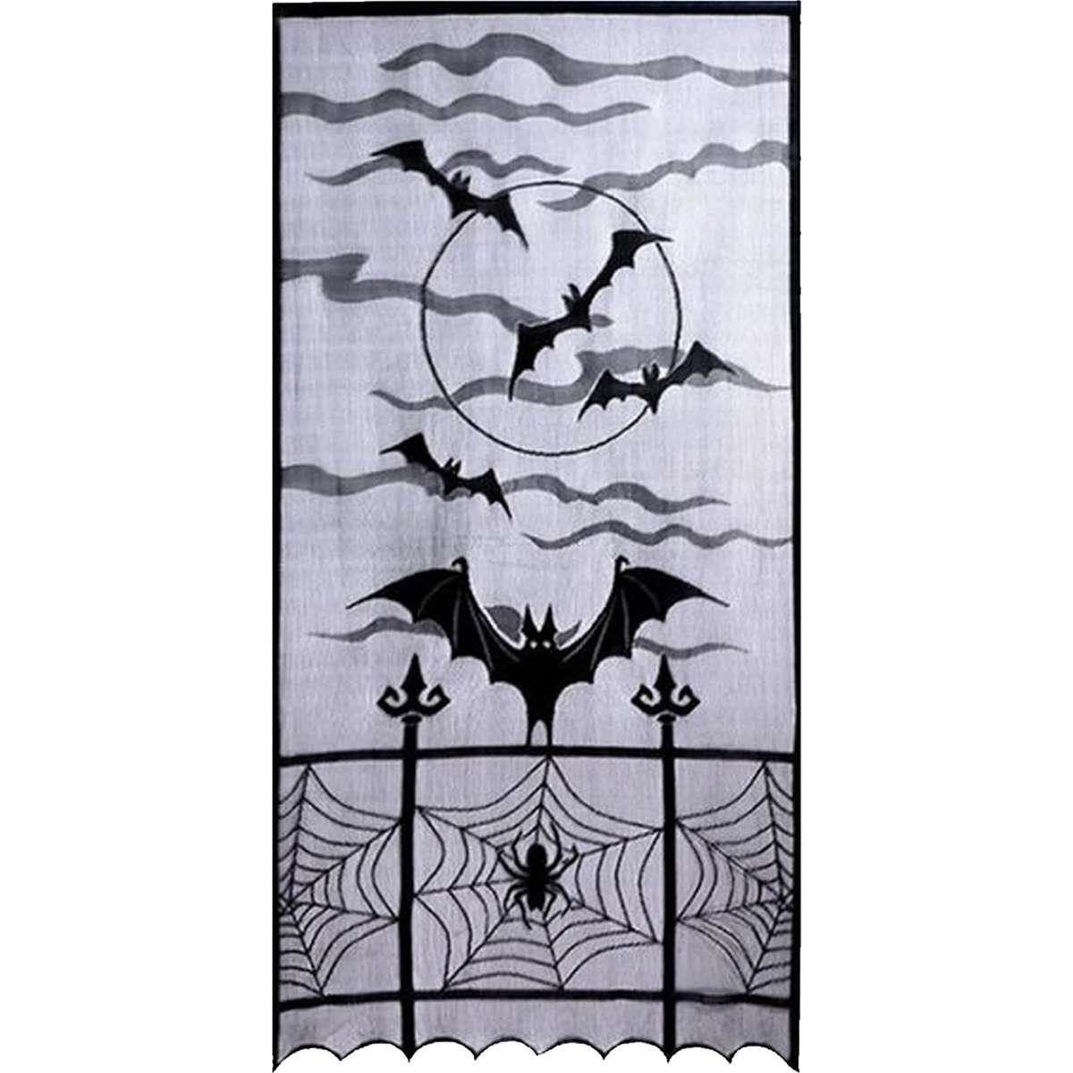 Stampa finestra halloween pipistrelli