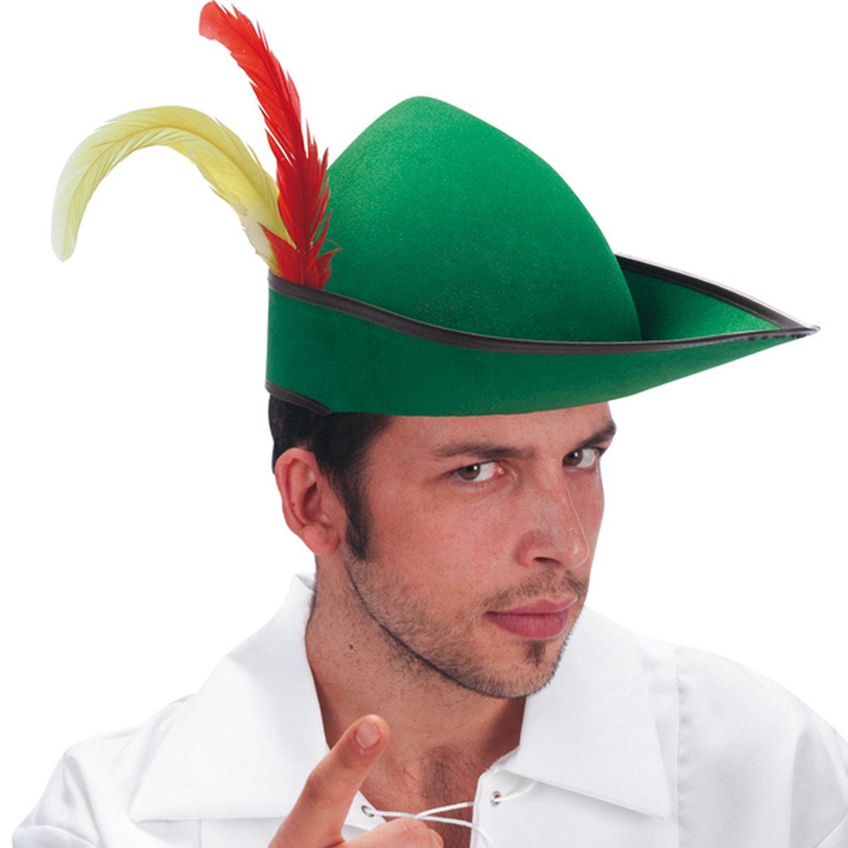 Cappello robin hood verde