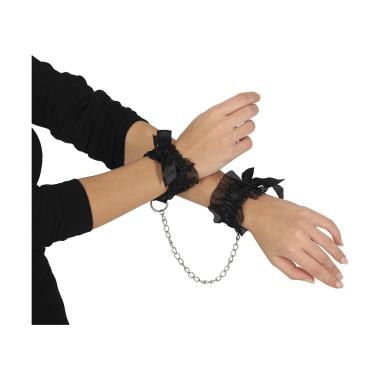 Manette pizzo nero