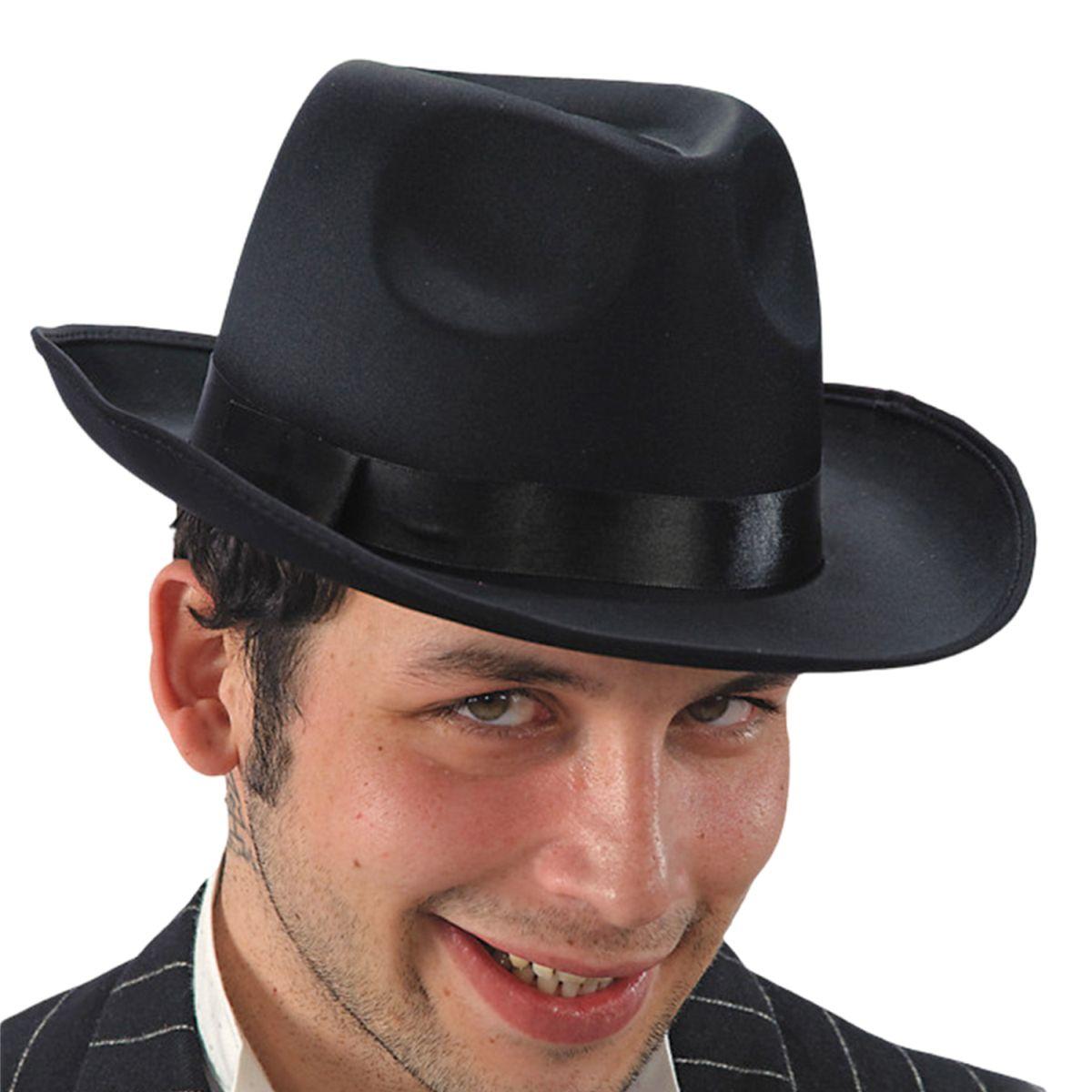 Cappello borsalino gangster lusso nero