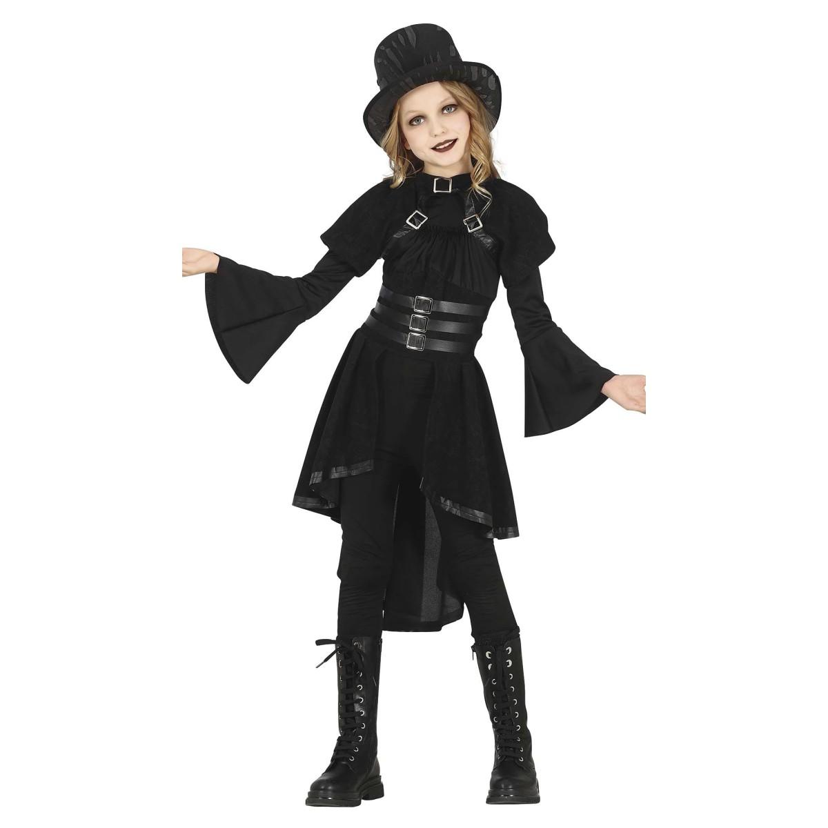 Costume steampunk gotico nero