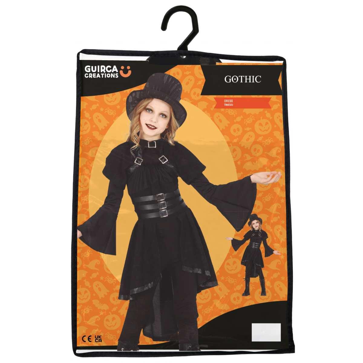 Costume steampunk gotico nero