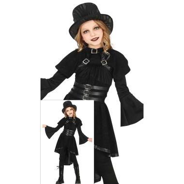 Costume steampunk gotico nero