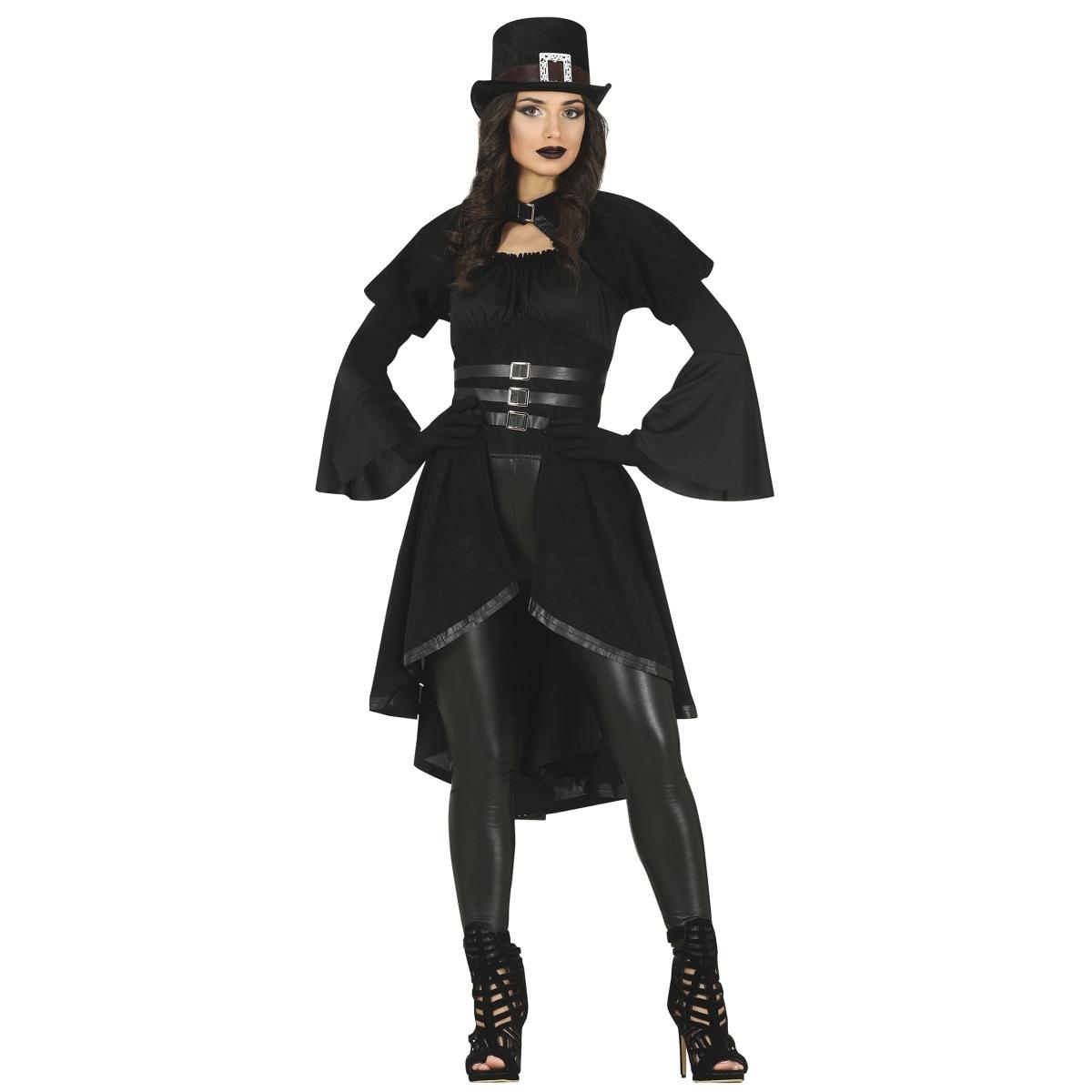 Costume steampunk gotico nero