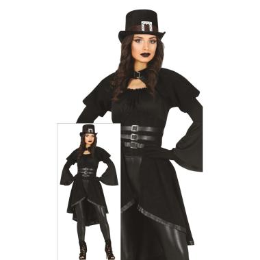 Costume steampunk gotico nero