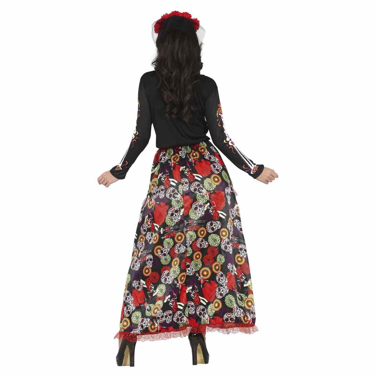 Costume scheletro messicano catrina