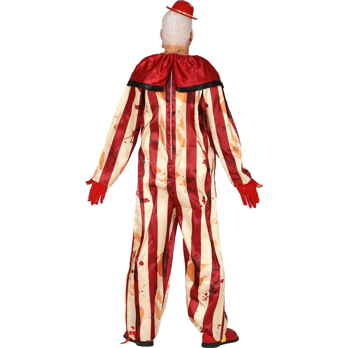 Costume clown strisce modello a
