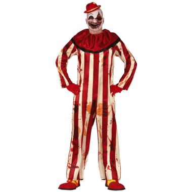 Costume clown strisce modello a