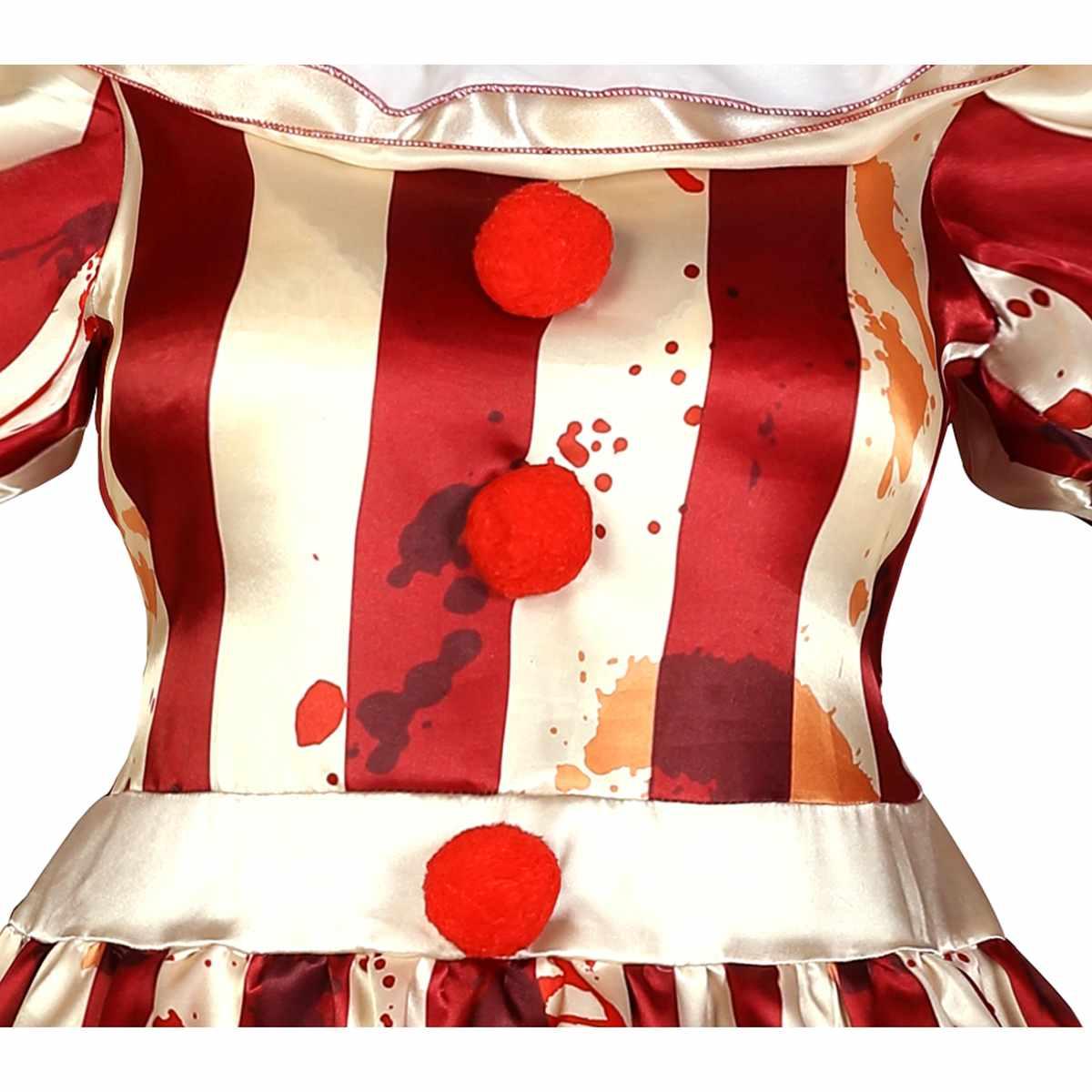 Costume clown strisce modello a