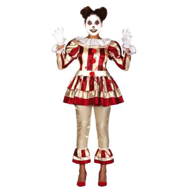 Costume clown strisce modello a