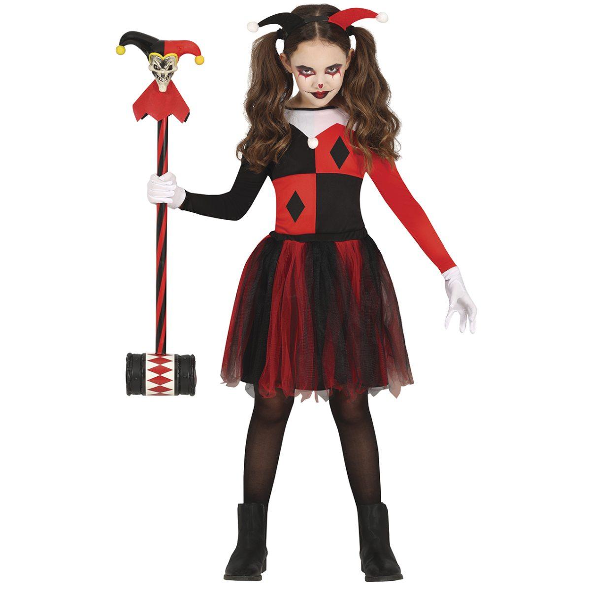 Costume harley quenn nero rosso