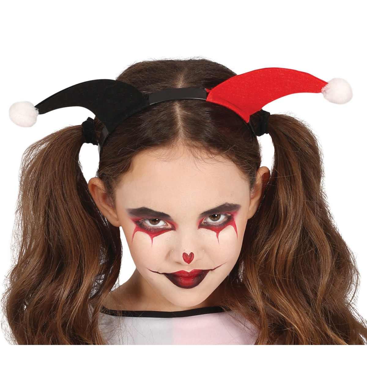 Costume harley quenn nero rosso