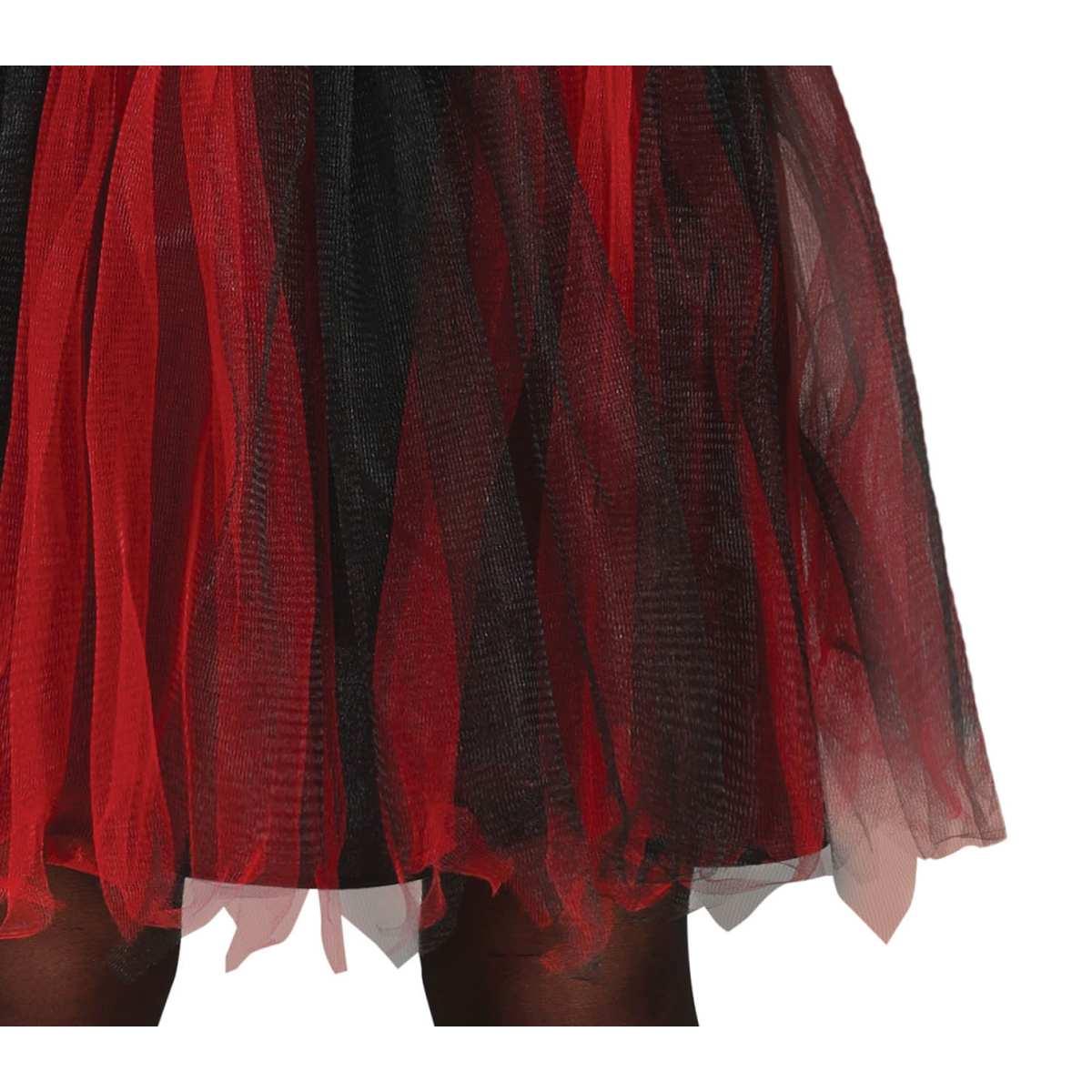 Costume harley quenn nero rosso
